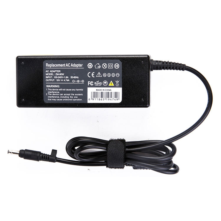 90W universal adapter laptop ac charger for hp 19V 4.74A 4.8*1.7mm Bullet Tip