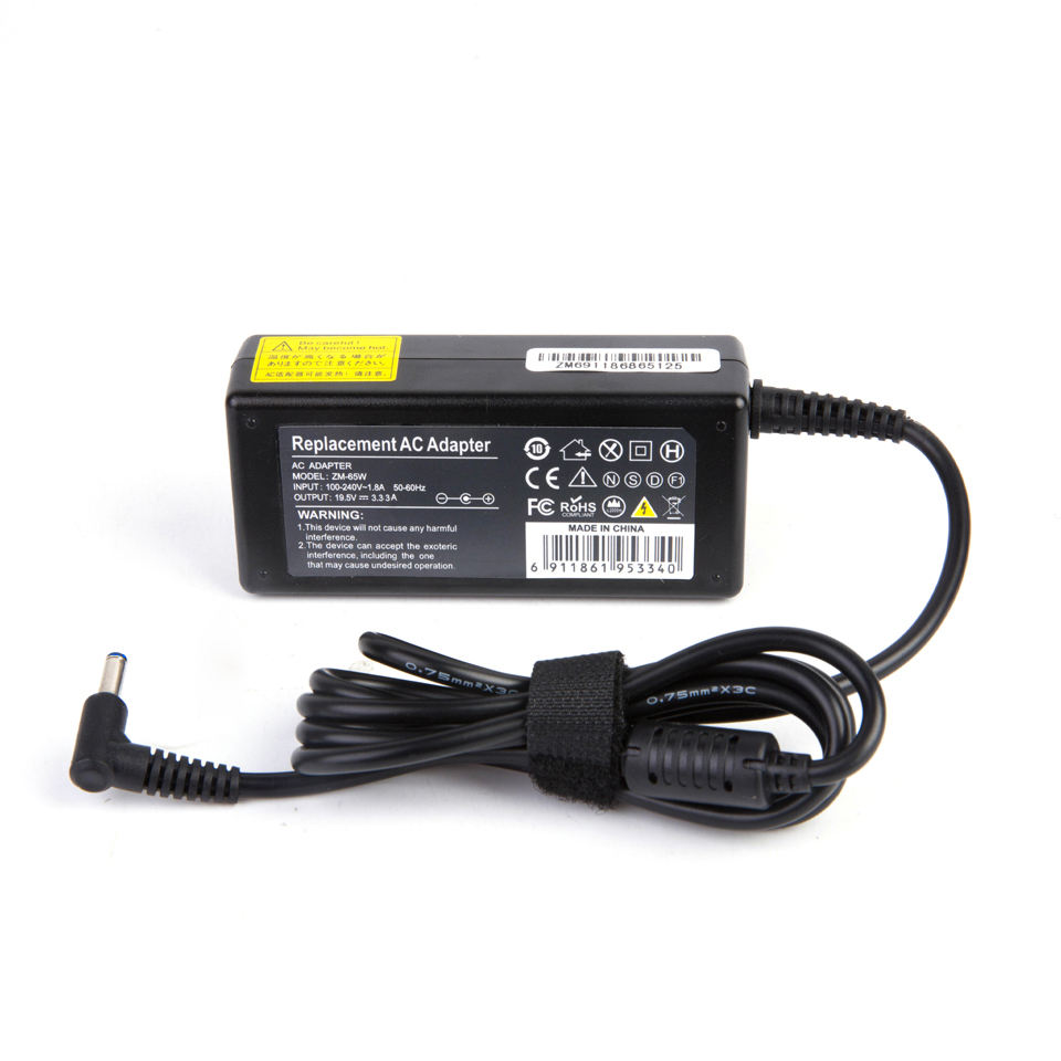 65w 19.5V 3.33A power supply laptop adapter charger for hp 4.5*3.0mm