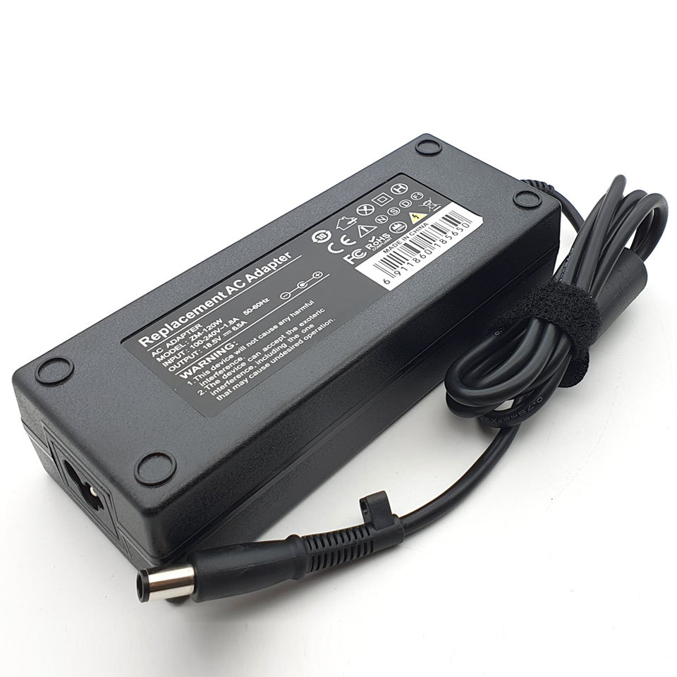 120w 18.5V 6.5A power supply laptop adapter charger for hp 7.4mm*5.0mm