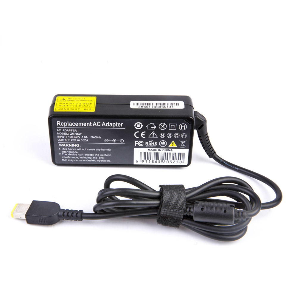 65w 20V 3.25A USB yellow tip for Lenovo